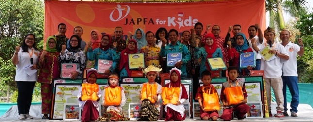 JAPFA Kuatkan Kebiasaan Hidup Bersih dan Sehat di Lampung Selatan 