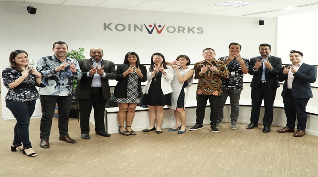 KoinWorks Menerima Kunjungan Kementerian Perdagangan & Industri Singapura dan IMDA