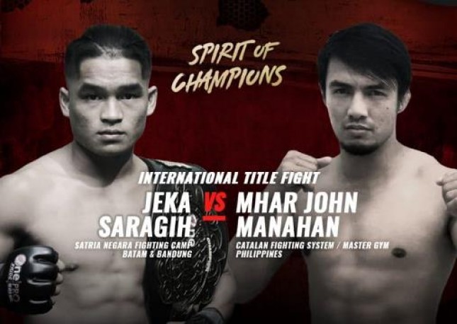 Jeka Saragih Hadapi Mhar John Manahan International Fight Kelas Ringan