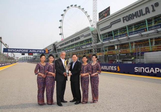 SIA Tetap Menjadi Sponsor Utama F1 Singapore GP 