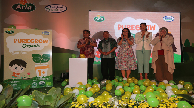 Arla Indofood Luncurkan Puregrow Organic Susu Pertumbuhan Organik Pertama di Indonesia