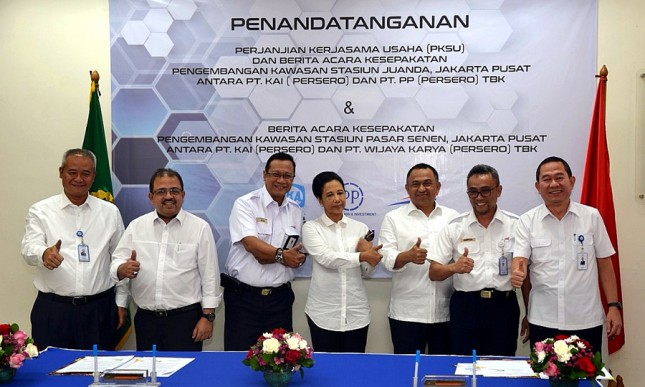 PTPP dan KAI Bangun Kawasan Hunian Stasiun Juanda