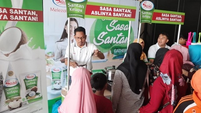 Duta Sasa Santan merupakan program yang ditujukan untuk para ibu rumah tangga yang aktif di berbagai komunitas