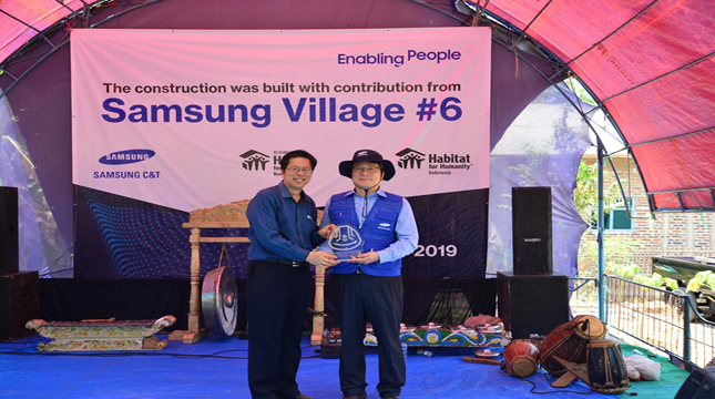 Habitat for Humanity Indonesia dan Samsung C&T Memperkuat Komitmen untuk Mendukung Perbaikan Komunitas melalui Project Samsung Village