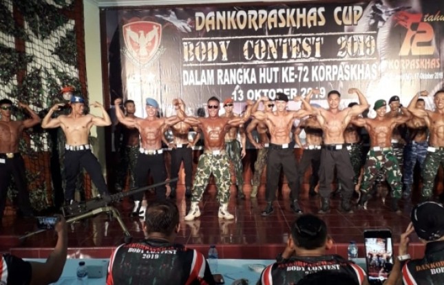 Kopda Marinir Acep Juara Pertama Lomba Body Contest Piala Dankorpaskhas