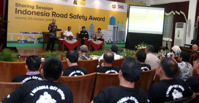 Sharing Session jelang Indonesia Road Safety Award 2019 yang Berlangsung di Gedung Bapenas, Jakarta (foto: Dok)