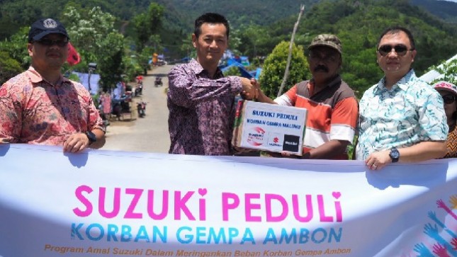 Program CSR Suzuki untuk korban gempa Maluku