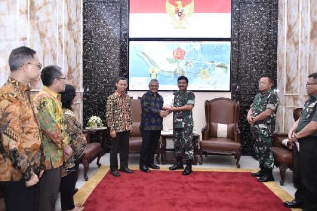 Panglima TNI Terima Audiensi Ketua KPU