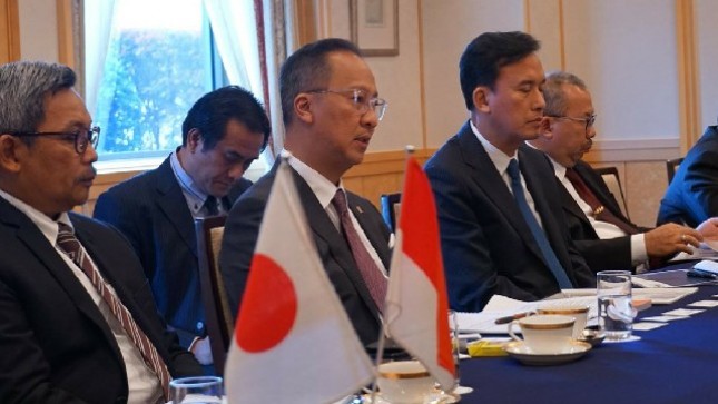 Menteri Perindustrian Agus Gumiwang Kartasasmita saat melakukan kunjungan kerja ke Jepang dan Korsel