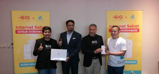 GIG by Indosat Ooredoo dan Audra menghadirkan Internet Sehat 
