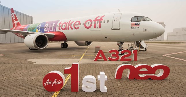 AirAsia Menerima Pesawat A321neo Pertamanya