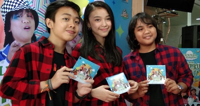 Devan, Anneth dan Gogo, 3 dari 5 Alumni Indonesian Idol Junior 2018 menunjukkan Album perdana mereka yang bertajuk "Mimpiku Jadi Nyata'