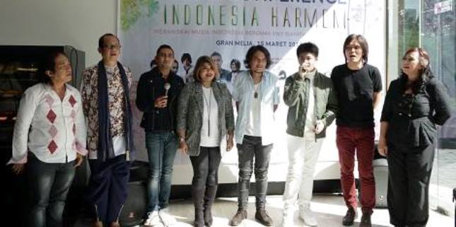 Para Pendukung Konser "Indonesia Harmoni"
