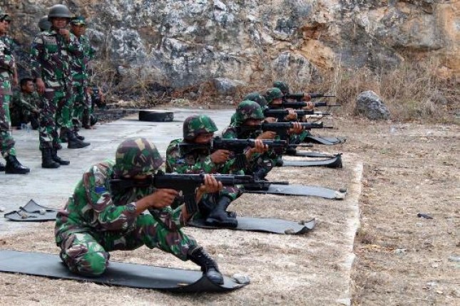 Prajurit Yonmarhanlan VII Latihan Menembak 