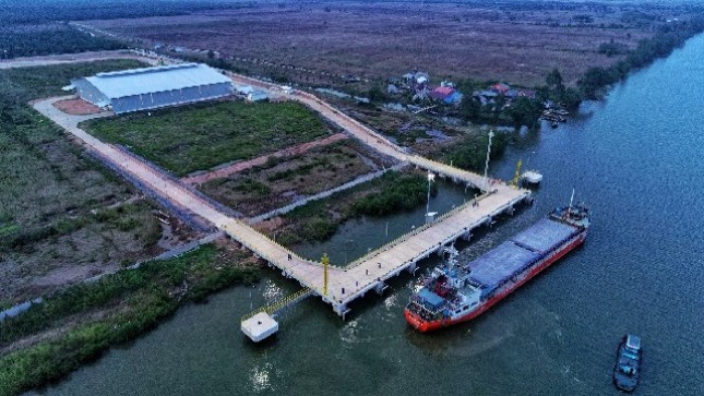 Gudang semen SBI berkapasitas 5.000 ton di Palembang