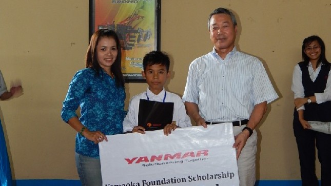 Muhammad Imam Abrielleo Syalwa Illaura, salah satu lulusan yang menerima beasiswa Yamaoka Scholarship berhasil meraih kesuksesan di dunia sepakbola dan bermain di liga profesional di Indonesia