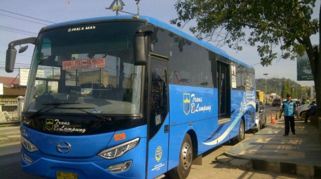 Ilustrasi Bus Trans Lampung. (Foto: IST)