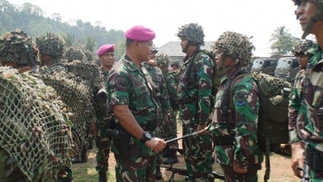Brigif 4 Marinir Gelar Latihan TW IV T A 2019 Wilayah Lampung