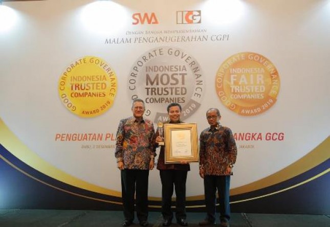 Pupuk Indonesia Grup Dinobatkan Sebagai Trusted Company 2019