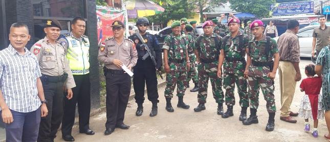 Prajurit Yonmarhanlan XIII Patroli Cipta Kondisi di Tarakan 