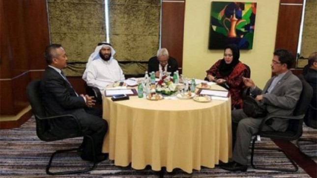 DPR RI bertemu Vice Chairman Retaj Group. (Foto : Dok.KBRI Qatar)