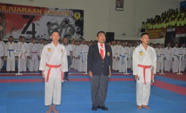 Korps Marinir Gelar Kejuaraan Karate 