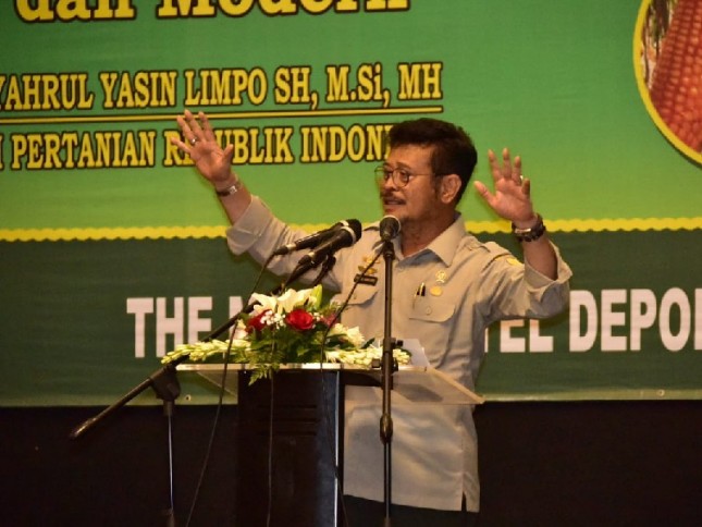 Mentan Syahrul Yasin Limpo di Depok