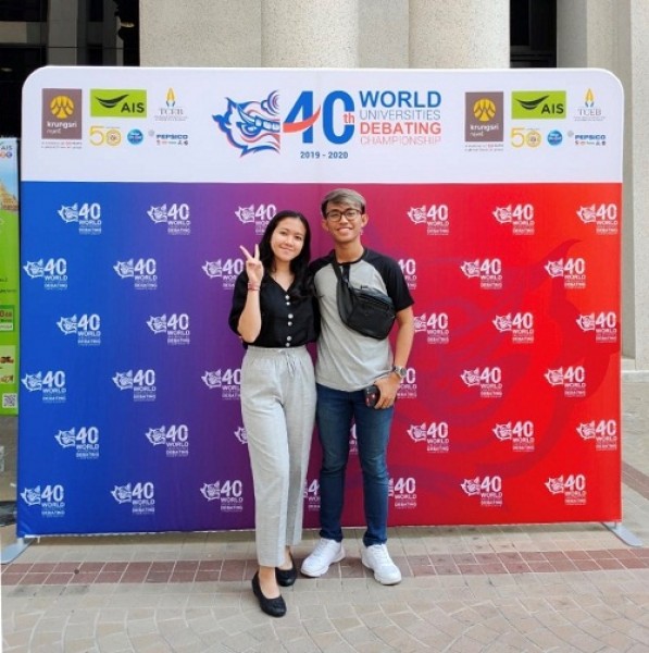 Tim President University yang terdiri dari Rendy Utomo dan Ni Putu Andini Siddi Pratiwi telah mengikuti World University Debate Championship (WUDC) di Bangkok pada tanggal 27 Desember 2019 - 4 Januari 2020. 