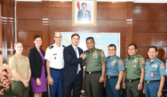 Kasum TNI Terima Kunjungan Kehormatan Deputy Assistatn Secretary of Defence