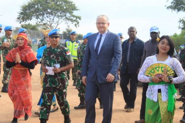 Sekjen PBB Kunjungi Satgas TNI Konga XXXIX-B RDB di Afrika 
