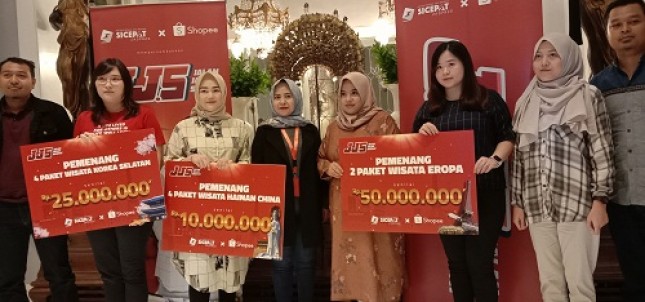 Jakarta-Program Jalan-Jalan SiCepat (JJS) merupakan program kerjasama dengan e-commerce Shopee yang diikuti oleh seluruh seller Shopee yang telah memilih layanan SiCepat Ekspres.