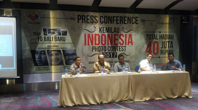 Press Conference Kemilau Indonesia Photo Contest (KIPC) 2017 (Chodijah Febriyani/INDUSTRY.co.id)