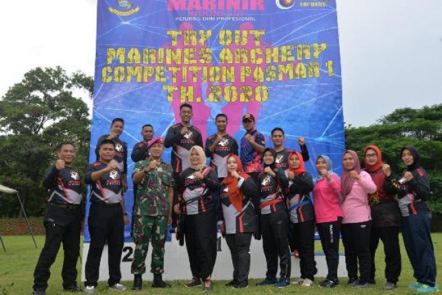 Danpasmar 1 Resmi Tutup Try Out Marines Archery Campetition