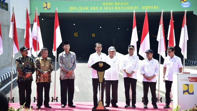 Presiden Jokowi Resmikan Underpass YIA Senilai Rp…