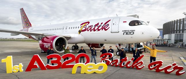 Batik Air Menerima A320neo Pertamanya