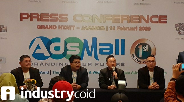 Konferensi pers grand launching Ads Mall (Foto: Ridwan/Industry.co.id)