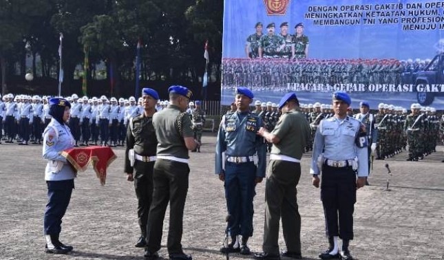 POM TNI Gelar Operasi Gaktib dan Yustisi Tahun 2020