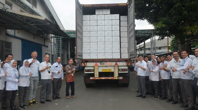 Pelepasan ekspor perdana produk AC PT Panasonic Manufacturing Indonesia (PMI) ke Nigeria