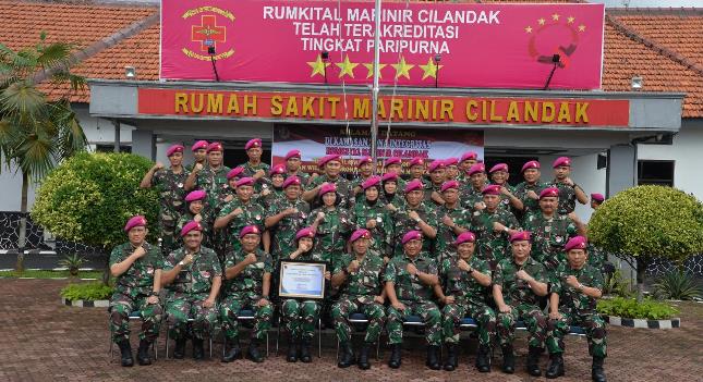 Pencanangan Pembangunan Zona Integritas Rumkital Marinir Cilandak