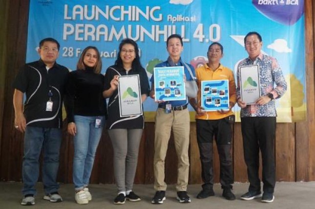 BCA Luncurkan Aplikasi Peramun Hill Virtual Guide Bukit Peramun Belitung 
