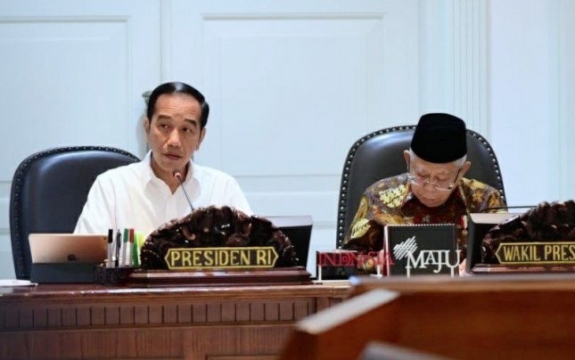 Presiden Jokowi pimpin Rapat Terbatas