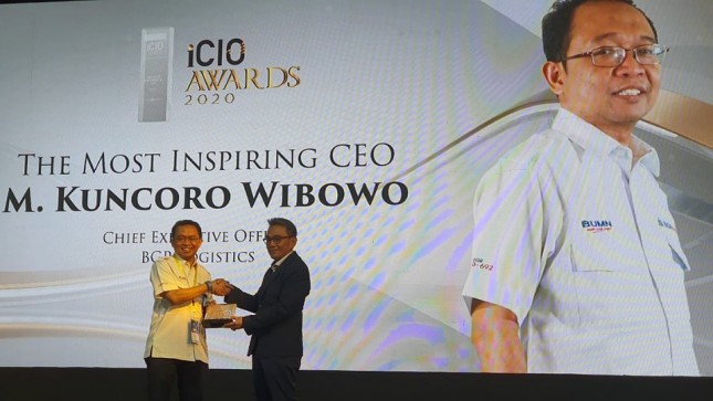 Direktur Utama BGR Logistics Raih The Most Inspiring CEO di iCIO Award 2020