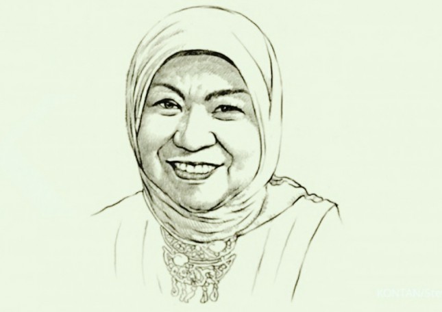 Nurhayati Subarkat Founder Paragon (Wardah) - foto Kontan.co.id