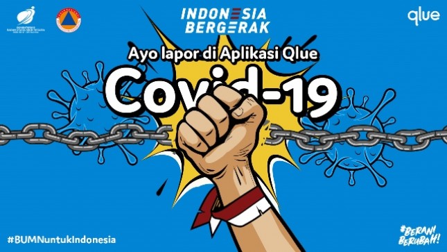 Qlue Aktif Menekan Penyebaran Covid-19 Melalui IndonesiaBergerak.com