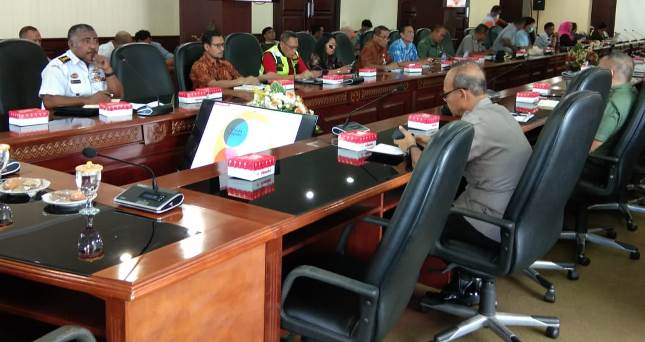 Kamla Zona Maritim Timur Bersama Pemerintah Maluku Susun Kontingensi Ancaman Virus Corona