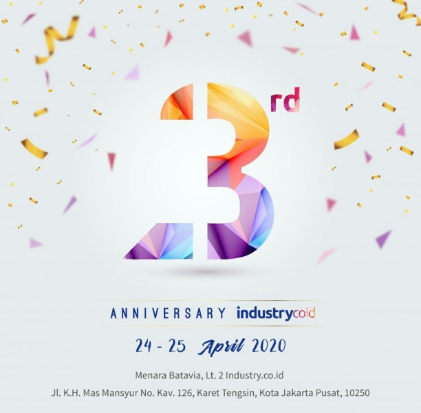 3rd Anniversary Industry.co.id