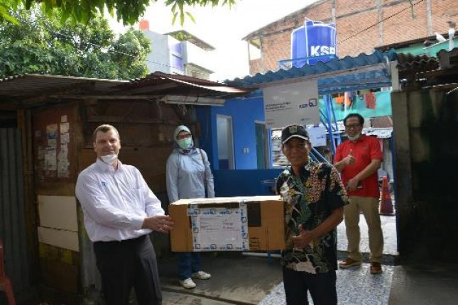 KSB Indonesia Revitalisasi MCK Dukung Program Cegah Virus Covid-19