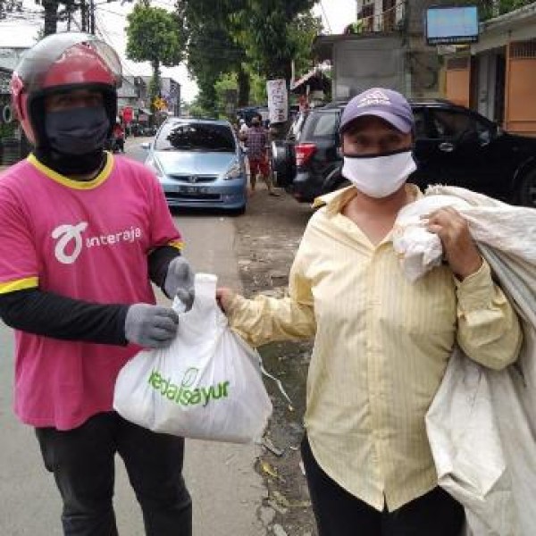 Anteraja-Kedai Sayur Sepakat Distribusikan Bantuan ke Masyarakat Terdampak Corona
