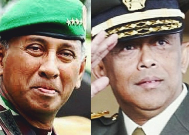 Jendral George Toissuta dan Jendral Joko Santoso (repro Industry.co.id) 