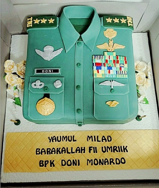 Kue Tart Ulang Tahun Letjen Doni Monardo Ketua Gugus Tugas Penanganan Covid-19